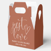 ジャストエレガントラブハートテラコッタ結婚ズ フェイバーボックス (オープン)