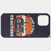 ジャストガール愛トラクタートラクター恋人ヴィンテージ Case-Mate iPhoneケース (裏面 (横))