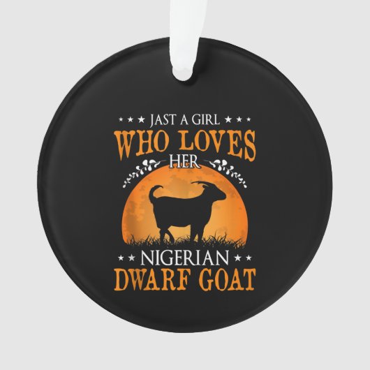 ジャストガール・ヤギ・ホール オーナメント (正面)
