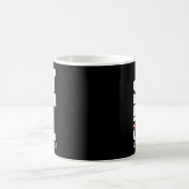ジャストキュア鎌セル認識度リボン コーヒーマグカップ (中央)
