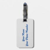 ジャストクルーシンバイザビーチ ラゲッジタグ (裏面縦)