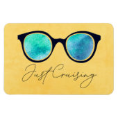 ジャストクルージングおもしろいクルーズ船キャビンのドアファインダー マグネット (横)