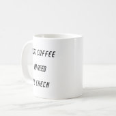 ジャストコーヒーおもしろいことわざ コーヒーマグカップ (正面左)