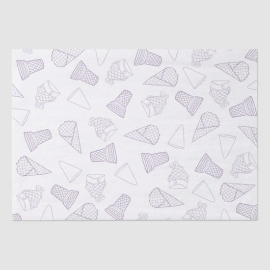 ジャストコーンパープルティッシュペーパー 薄葉紙 (正面)