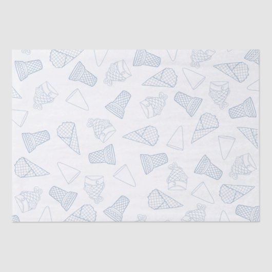 ジャストコーンブルーティッシュペーパー 薄葉紙 (正面)