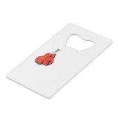 ジャストゴーボクシング |最高のボクシングの贈り物 クレジットカード栓抜き (裏面アングル)