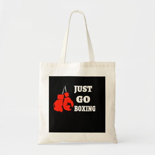 ジャストゴーボクシング |最高のボクシングの贈り物 トートバッグ (正面)