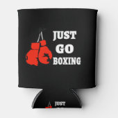 ジャストゴーボクシング |最高のボクシングの贈り物 缶クーラー (正面)