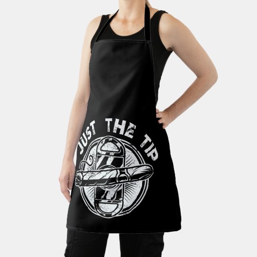 ジャストザチップシガースモーカーギフトシガーおもしろい喫煙 エプロン (インサイチュ)