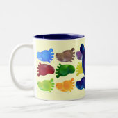 ジャストザライト足 ツートーンマグカップ (左)