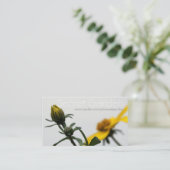 ジャストシンプル花の写真花3 Business C 名刺 (スタンド正面)