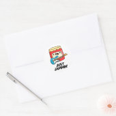 ジャストジャムミンおもしろいロッカージャムパン ラウンドシール (封筒)