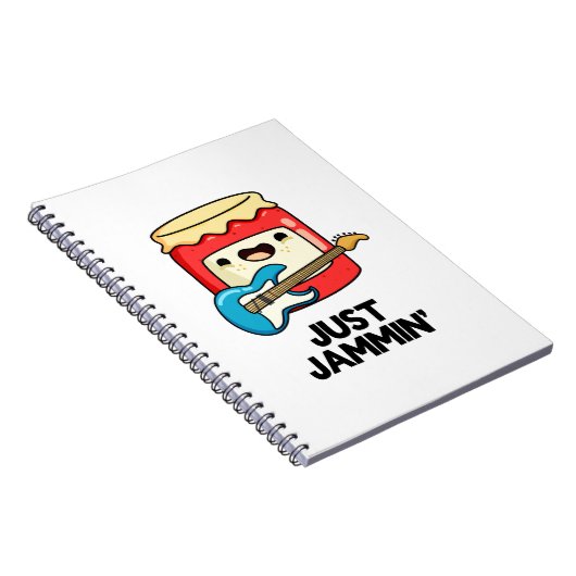 ジャストジャムミンかわいいロッカージャムパン ノートブック (右側)