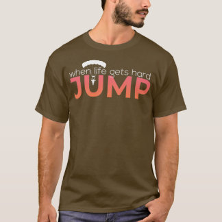 ジャストジャンプとスカイダイブ Tシャツ