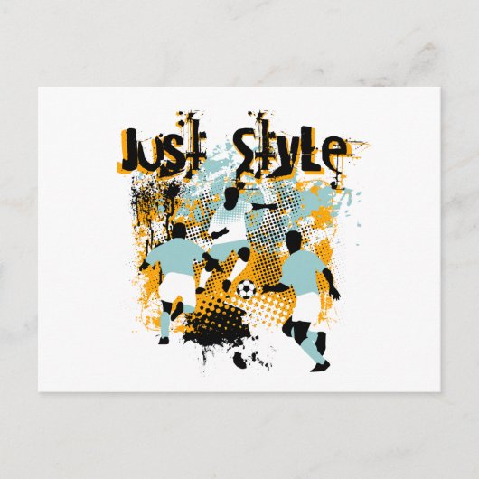 ジャストスタイルサッカーTシャツ&ギフト ポストカード (正面)