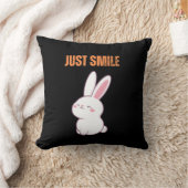 ジャストスマイル感動的装飾投げ枕 クッション (ブランケット)