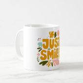 ジャストスマイル コーヒーマグカップ (正面左)