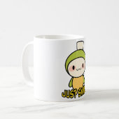ジャストスマイル コーヒーマグカップ (正面左)