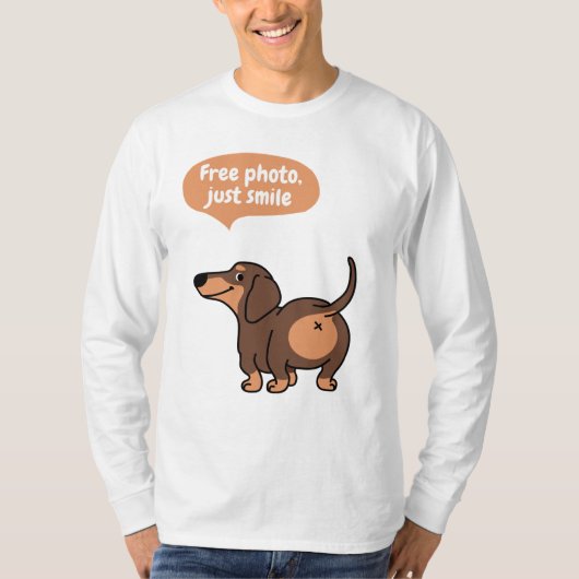 ジャストスマイル、無料フォト Tシャツ (正面)