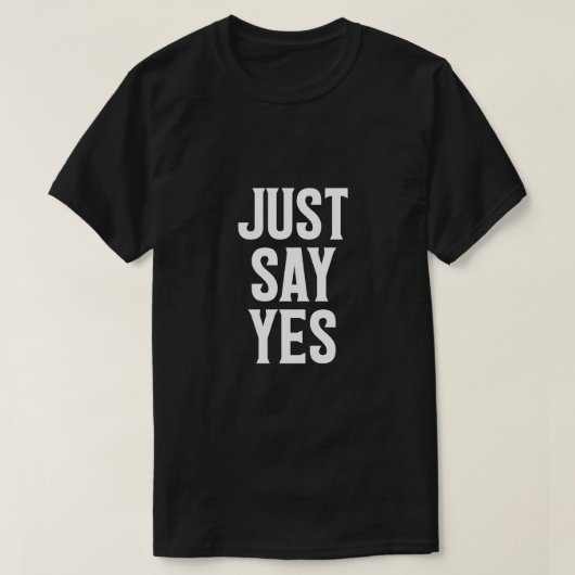 ジャストセイYes薬認識度 Tシャツ (デザイン正面)
