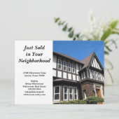 ジャストセッカスタムドハウスフォト実在エテートマーケティング カード (スタンド正面)