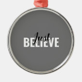 ジャストセラミ信じックオーナメント メタルオーナメント (正面)