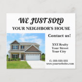 ジャストセンド不動産仲介業者実在エテートマーケティング チラシ (正面)