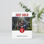 ジャストセールドレッド実在エテートマーケティング ポストカード (スタンド正面)