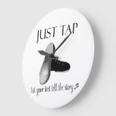 ジャストタップ ラージ壁時計 (傾斜)