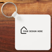 ジャストタップ | QRコード名刺不動産仲介業者業者 キーホルダー (正面)