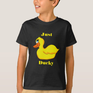 ジャストダッキー(アヒルちゃん)イエローダックボーイズTシャツ Tシャツ