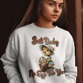 ジャストダッキー(アヒルちゃん)イースター スウェットシャツ