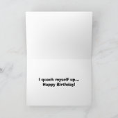 ジャストダッキー(アヒルちゃん) カード (内部)