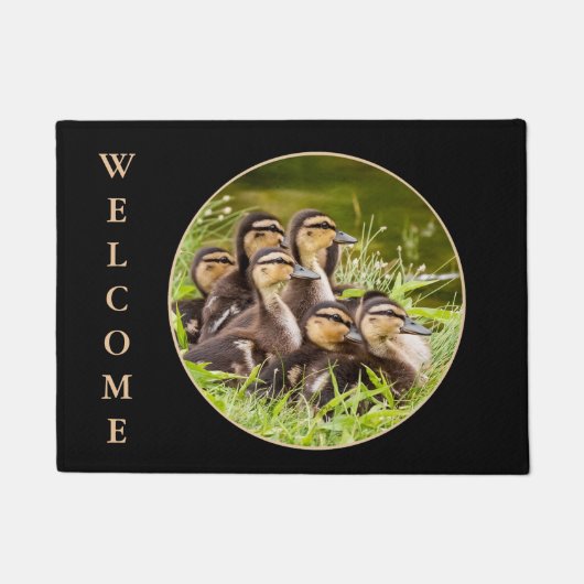 ジャストダッキー（アヒルちゃん） ドアマット (正面)