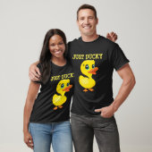 ジャストダッキー(アヒルちゃん)レトロダックTシャツティー Tシャツ (ユニセックス)