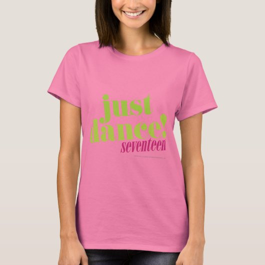 ジャストダンス – 緑 Tシャツ (正面)