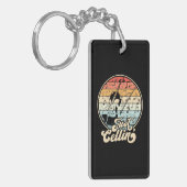 ジャストチェリンチェロおもしろいチェリストミュージシャン キーホルダー (正面左)