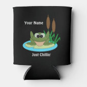 ジャストチリンカエルクーラーボックス 缶クーラー (正面)