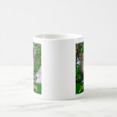 ジャストチリンググリーンモンキープリントマグ コーヒーマグカップ (中央)