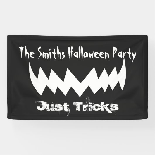 ジャストトリック悪スマイルハロウィーン 横断幕 (横)
