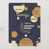 ジャストドットズ卒業パーティー招待状 招待状 (正面/裏面)