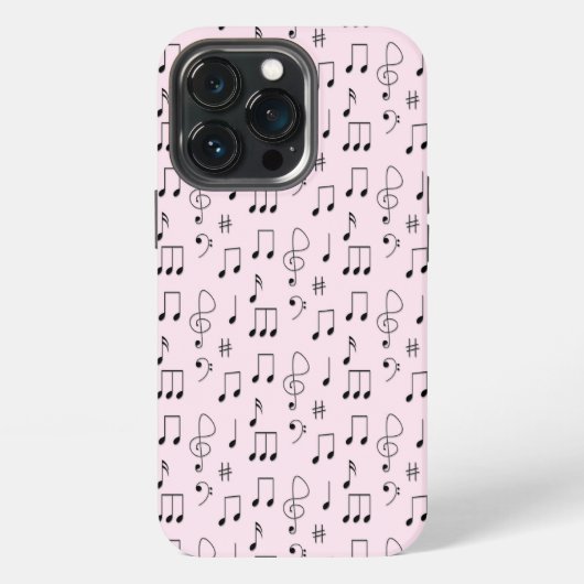 ジャストノーテッドピンク iPhoneケース (裏面)