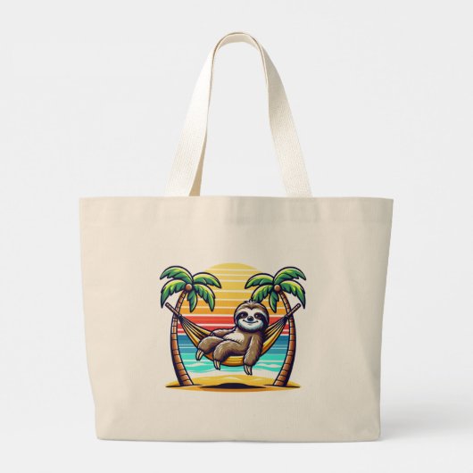 ジャストハンジンスロッのまわりにトトおもしろいバッグ ラージトートバッグ (裏面)