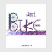 「ジャストバイク」バイクパーツ&タイヤトラックのグラフィティ シール (シート)