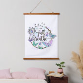 ジャストバタフライダンデオンセルフヨガ気にを吸う 吊り下げ型タペストリー (寝室)