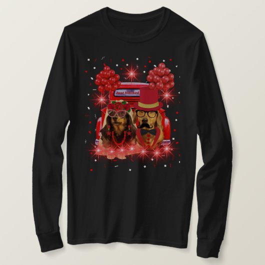 ジャストヒッチラディーズ長袖T型 Tシャツ (デザイン正面)