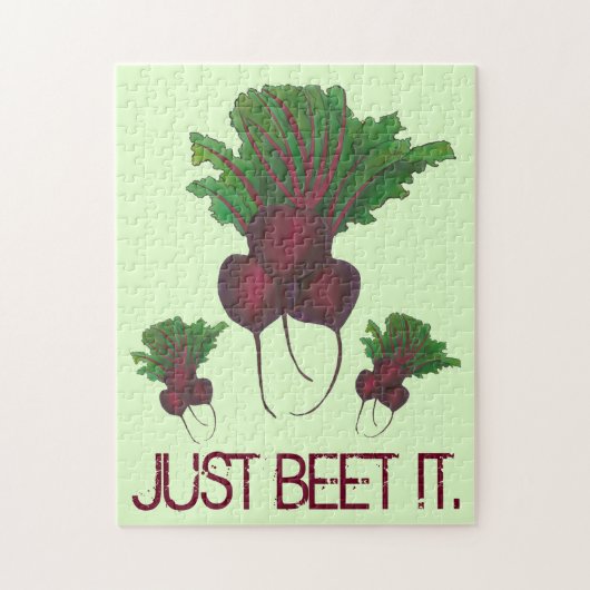 ジャストビーツ(ビート)おもしろいイットレッドビーツガーデンベジエ ジグソーパズル (縦)