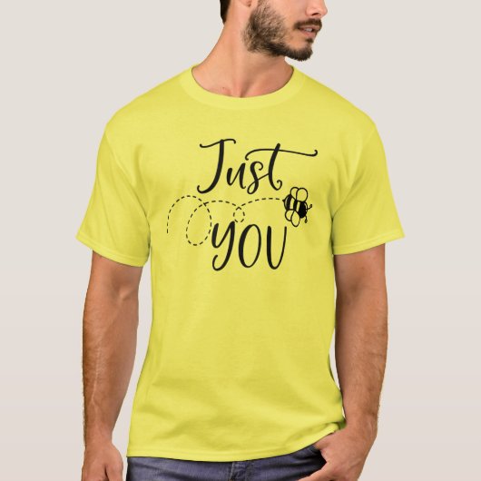 ジャストビーユー（昆虫）マルハナバチおもしろい春復活祭 Tシャツ (正面)