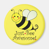 ジャストビー素晴らしイエローのまわりに マグネット (正面)