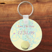 ジャストビー結婚シー キーホルダー (正面)